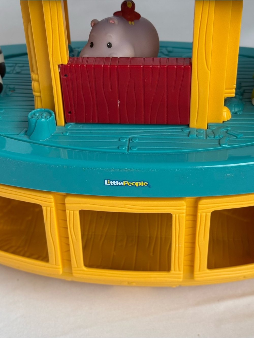 2005 Fisher-Price Little People Noah's Ark Playset with 3 Animal Figures READ DE - Picture 4 of 15